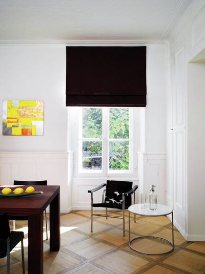 Roman Blind Systems, SG 2320, Colorama 2, Room shot "Private Residence", Thun, Switzerland