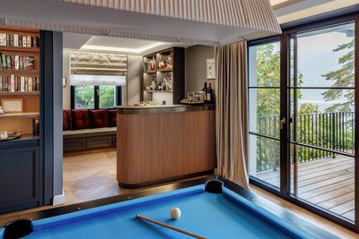 Roman Blind Systems, SG 2320, Colorama 2, Villa at the lake, Lucerne, Switzerland