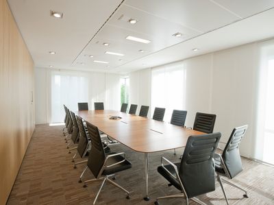 Paneeliverhojärjestelmät, SG 2700, Colorama 1, Room shot "DLA Piper",Amsterdam, the Netherlands